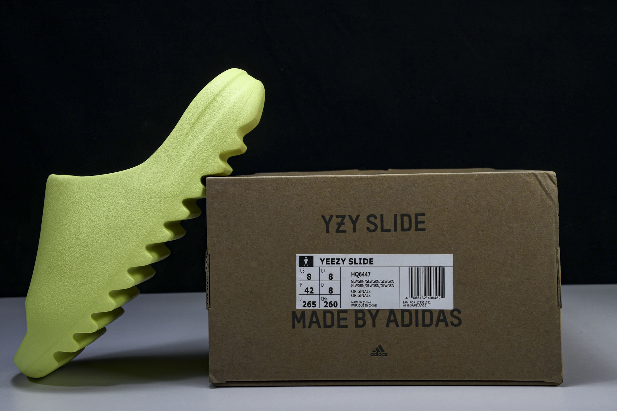 纯原 AD originals Yeezy Slide HQ6447 #YZ005US4=36-37 U