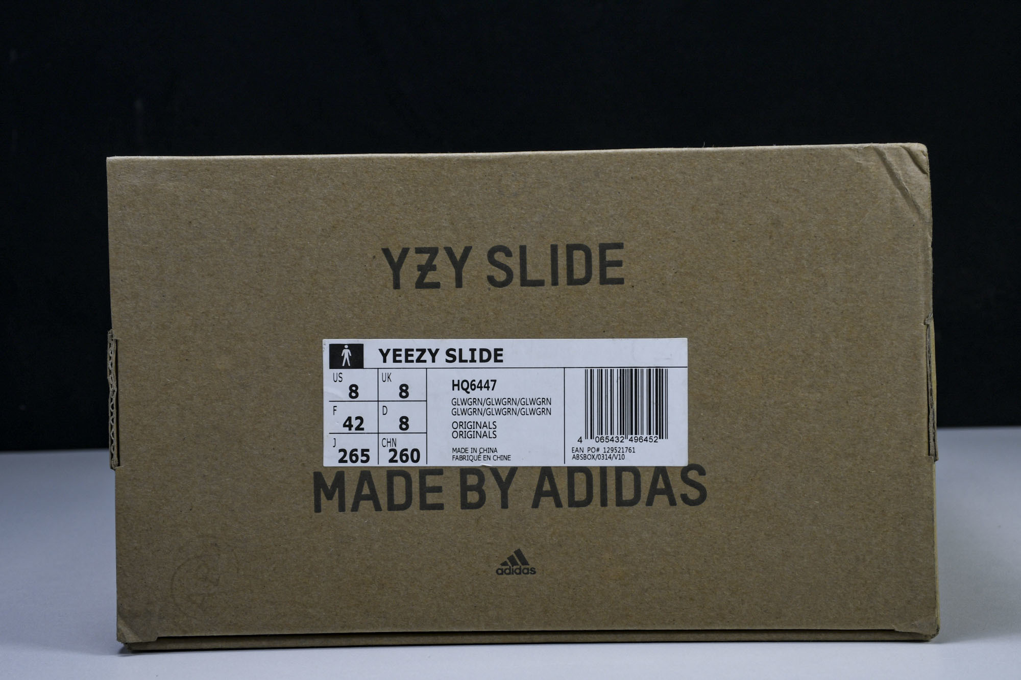 纯原 AD originals Yeezy Slide HQ6447 #YZ005US4=36-37 U