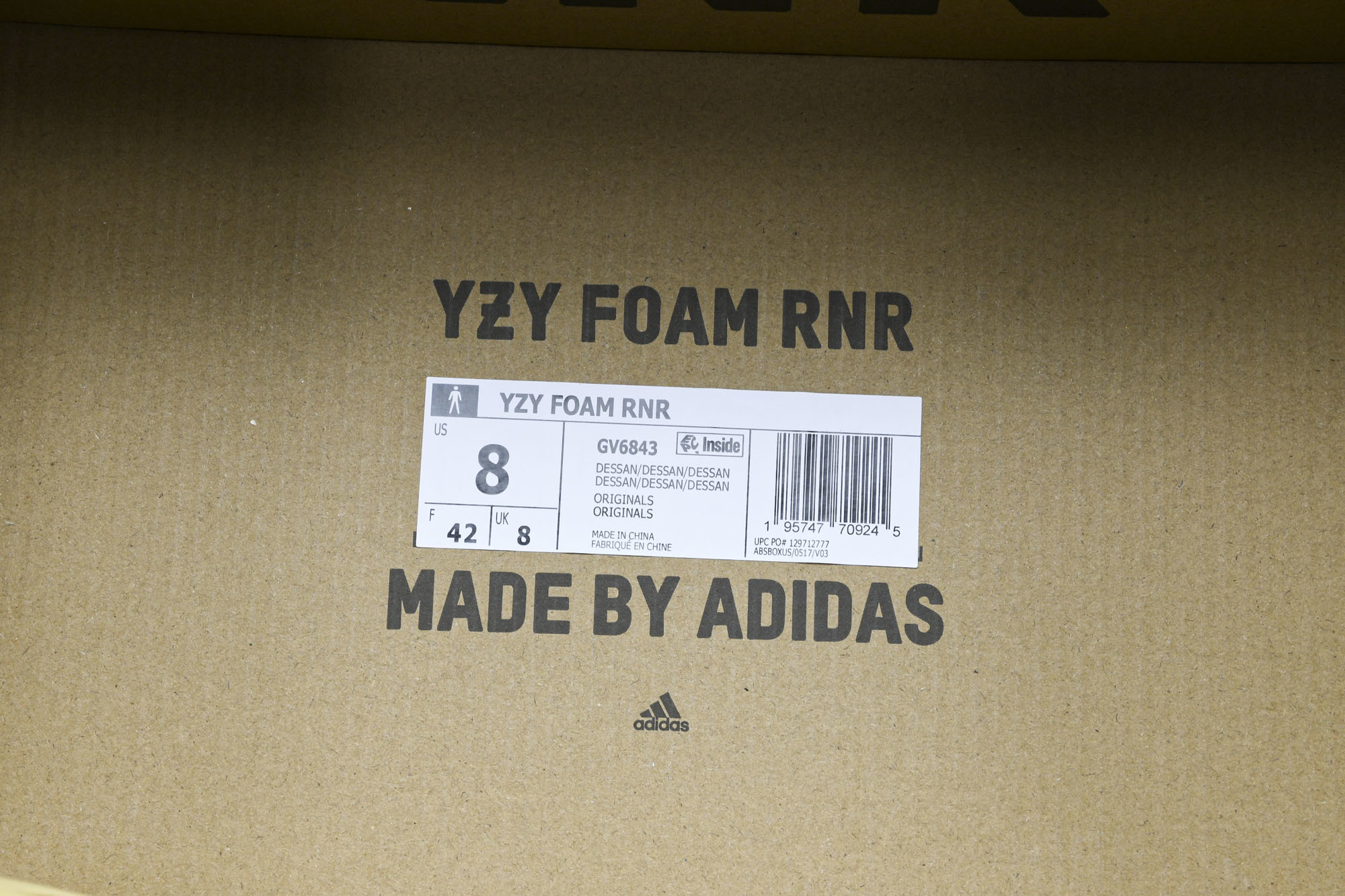 纯原 AD originas Yeezy roam Runner GV6843 #YZ005US4=36