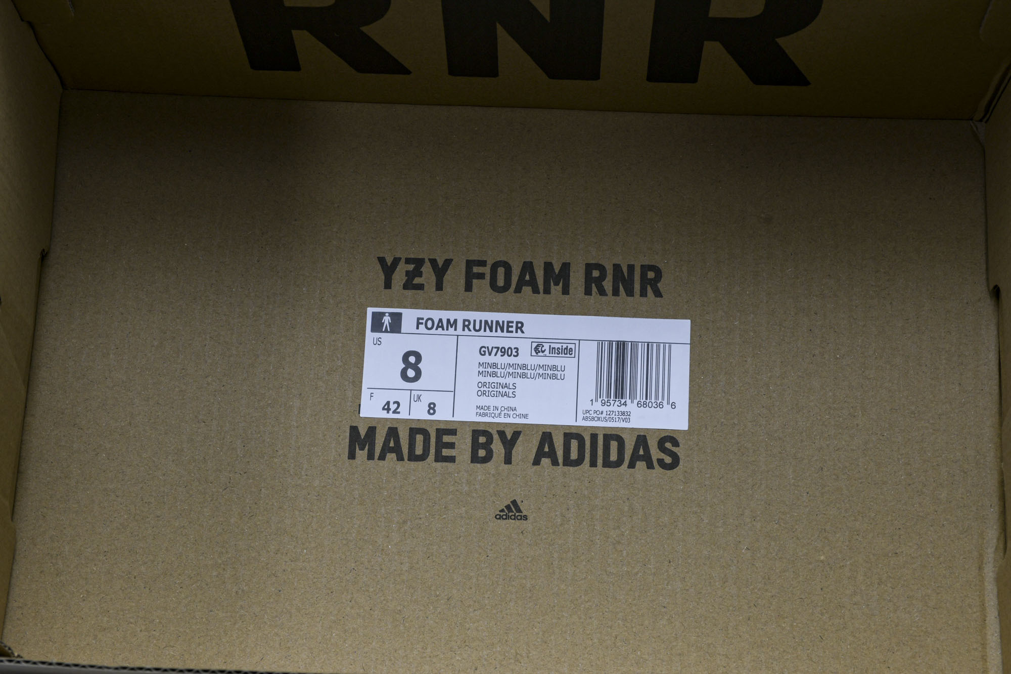 纯原 AD originas Yeezy roam Runner GV7903 #YZ005US4=36