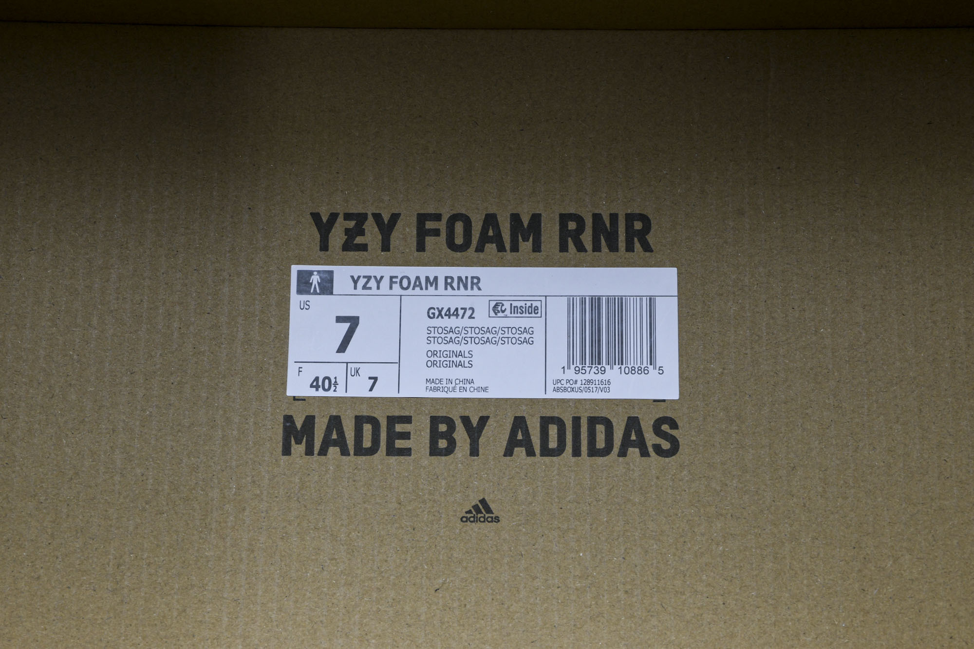 纯原 AD originas Yeezy roam Runner GX4472 #YZ005US4=36 纯原 AD originas Yeezy roam Runner GX4472 #YZ005US4=36