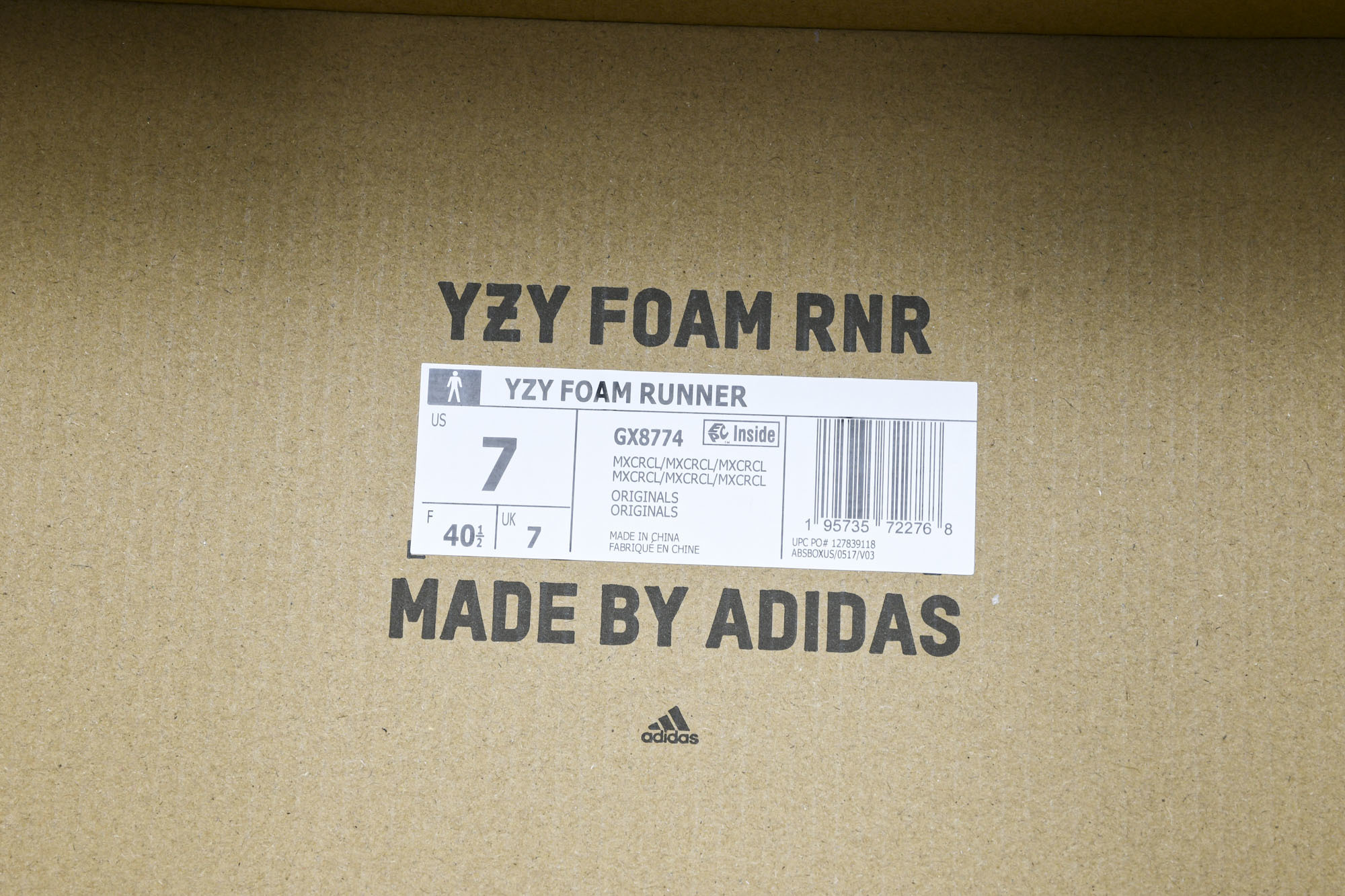 纯原 AD originas Yeezy roam Runner GX8774 #YZ005US4=36 纯原 AD originas Yeezy roam Runner GX8774 #YZ005US4=36