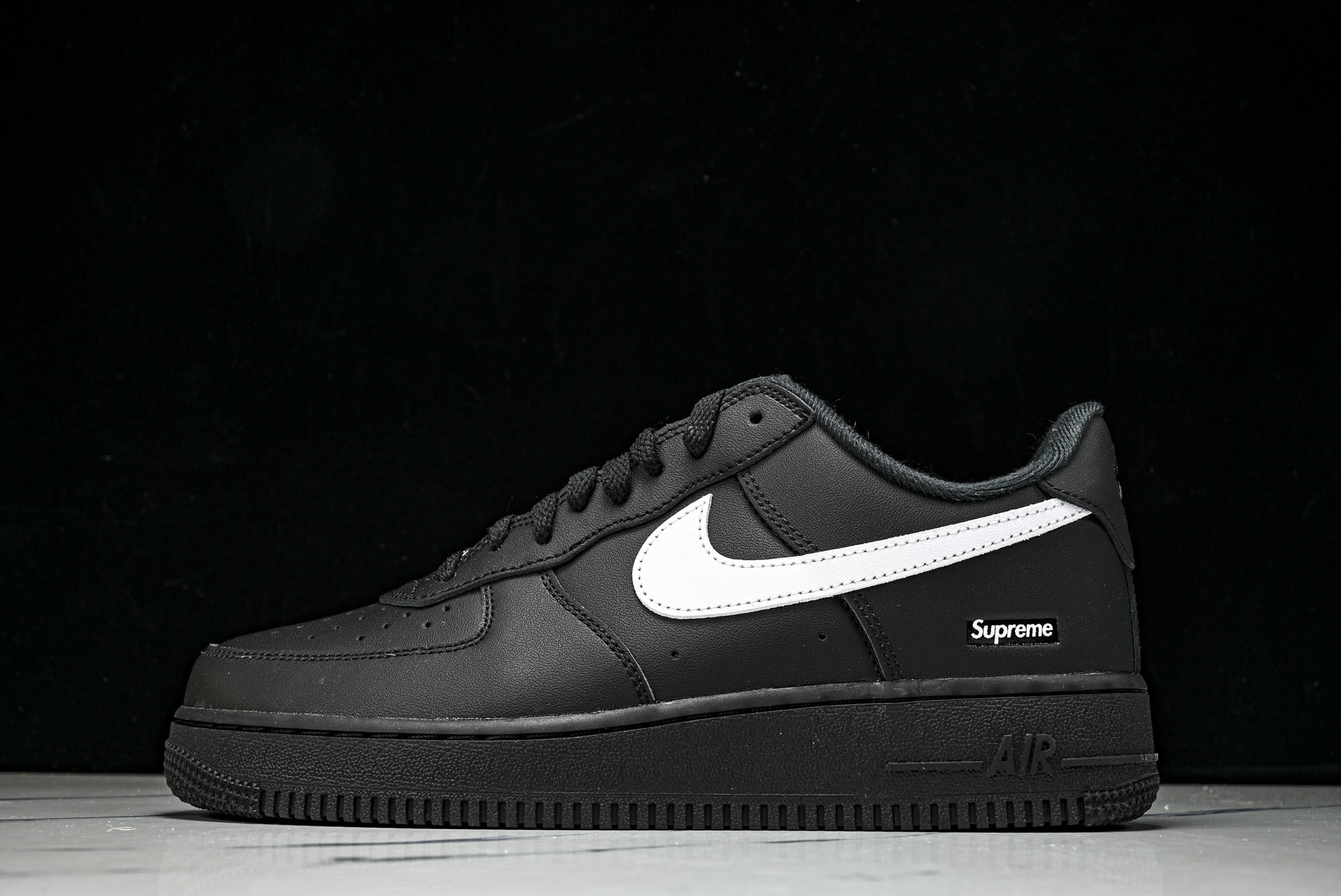 纯原 Air Force 1 Low Supreme Black White 黑白 CU9225-002