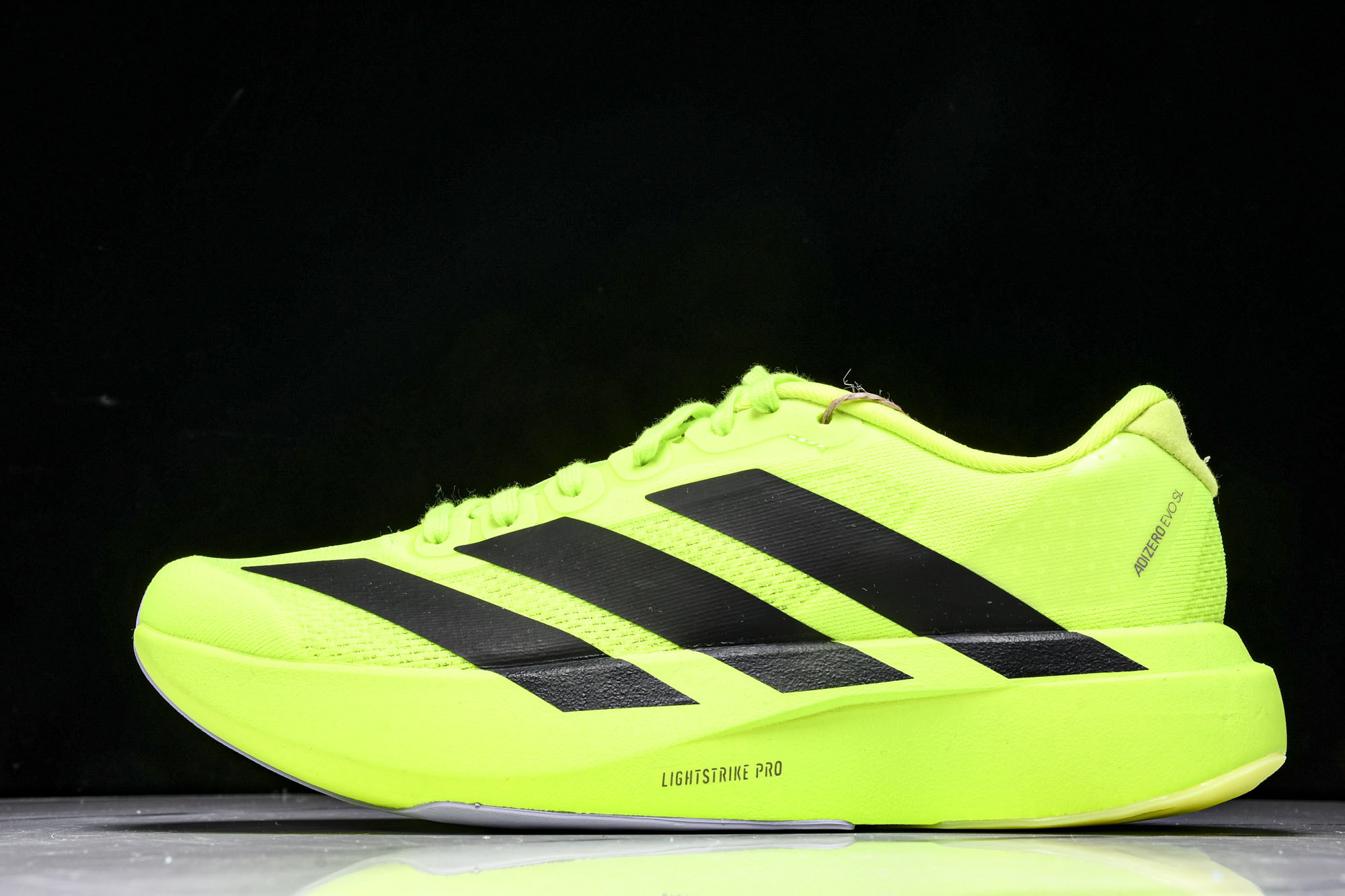 纯原 AD  Adizero Evo SL M 零度系列马拉松轻量竞速运动跑鞋 jp-3416 绿黑 #
