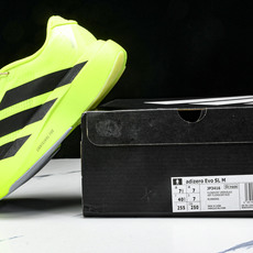 纯原 AD Adizero Evo SL M 零度系列马拉松轻量竞速运动跑鞋 jp-3416 绿黑 # 纯原 AD Adizero Evo SL M 零度系列马拉松轻量竞速运动跑鞋 jp-3416 绿黑 #