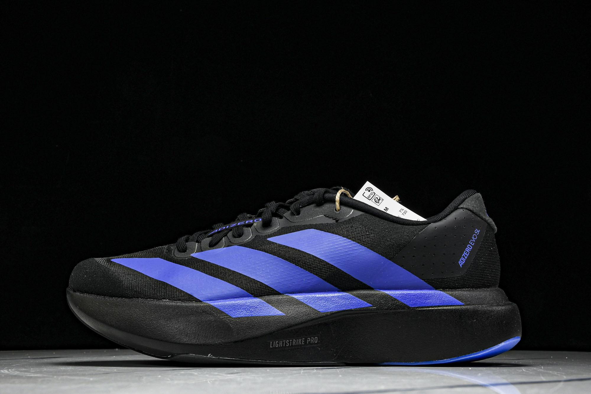 纯原 AD Adizero EVO SL Black Blue 黑蓝 jp-7148 #YZ00536 