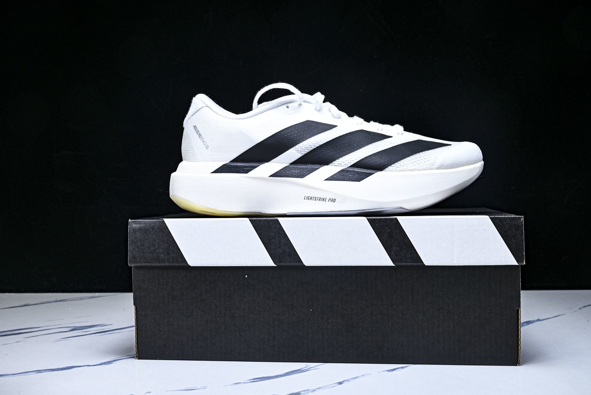 纯原 AD Adizero Evo SL 阿迪超轻透气缓震跑鞋 JH6206 #YZ00536 36.5