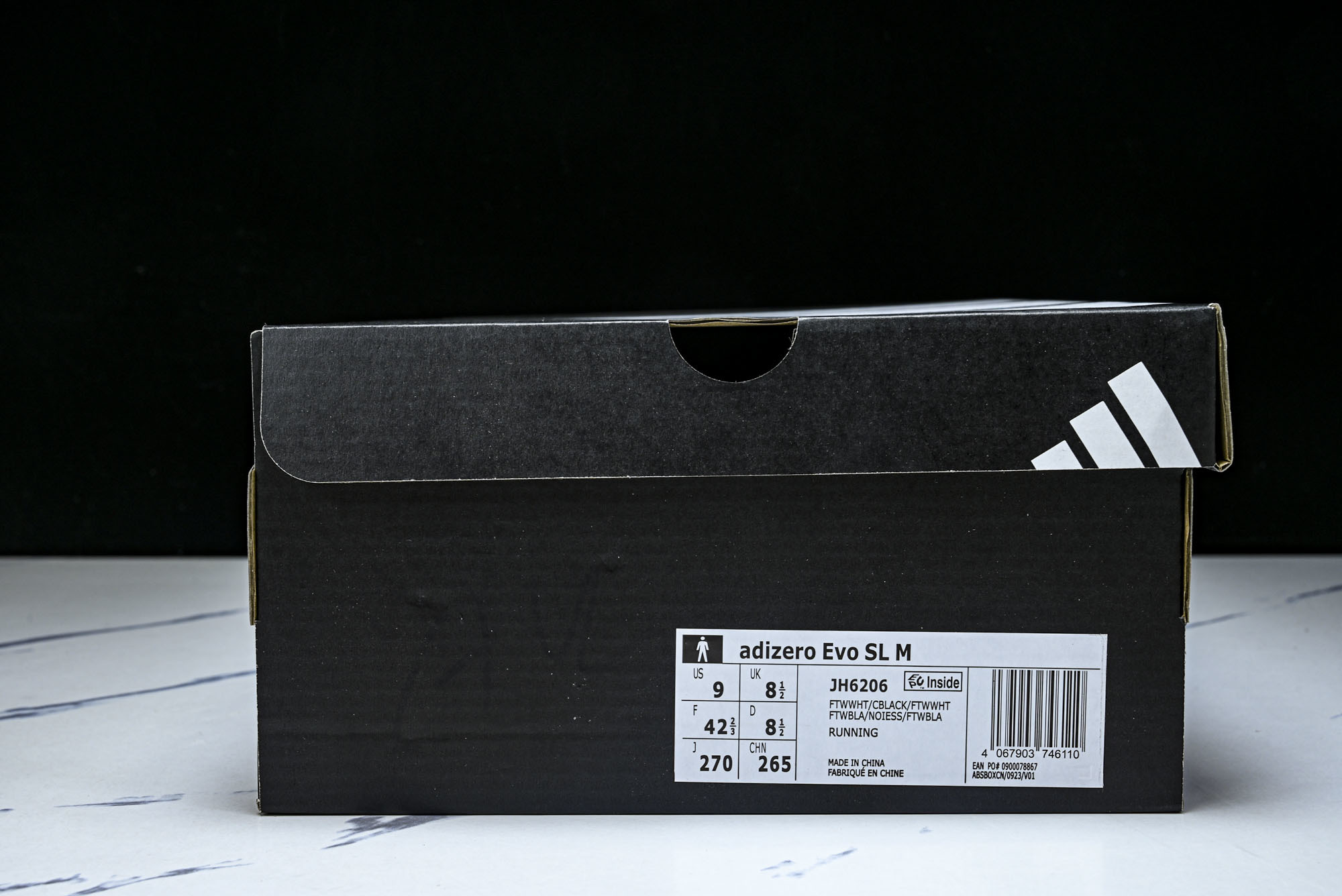 纯原 AD Adizero Evo SL 阿迪超轻透气缓震跑鞋 JH6206 #YZ00536 36.5