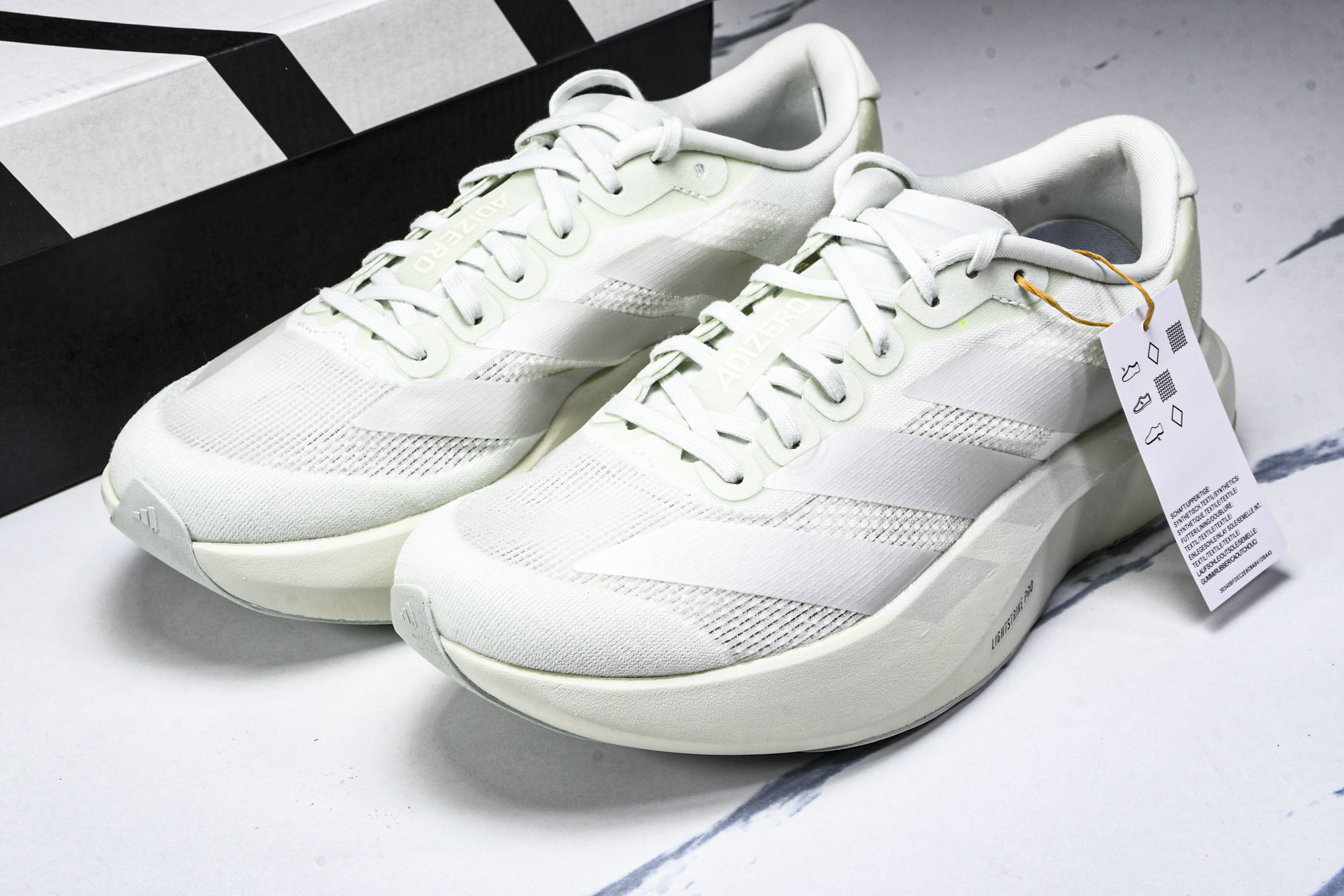纯原 AD Adizero Evo SL 阿迪超轻透气缓震跑鞋 JR5840 #YZ00536 36.5