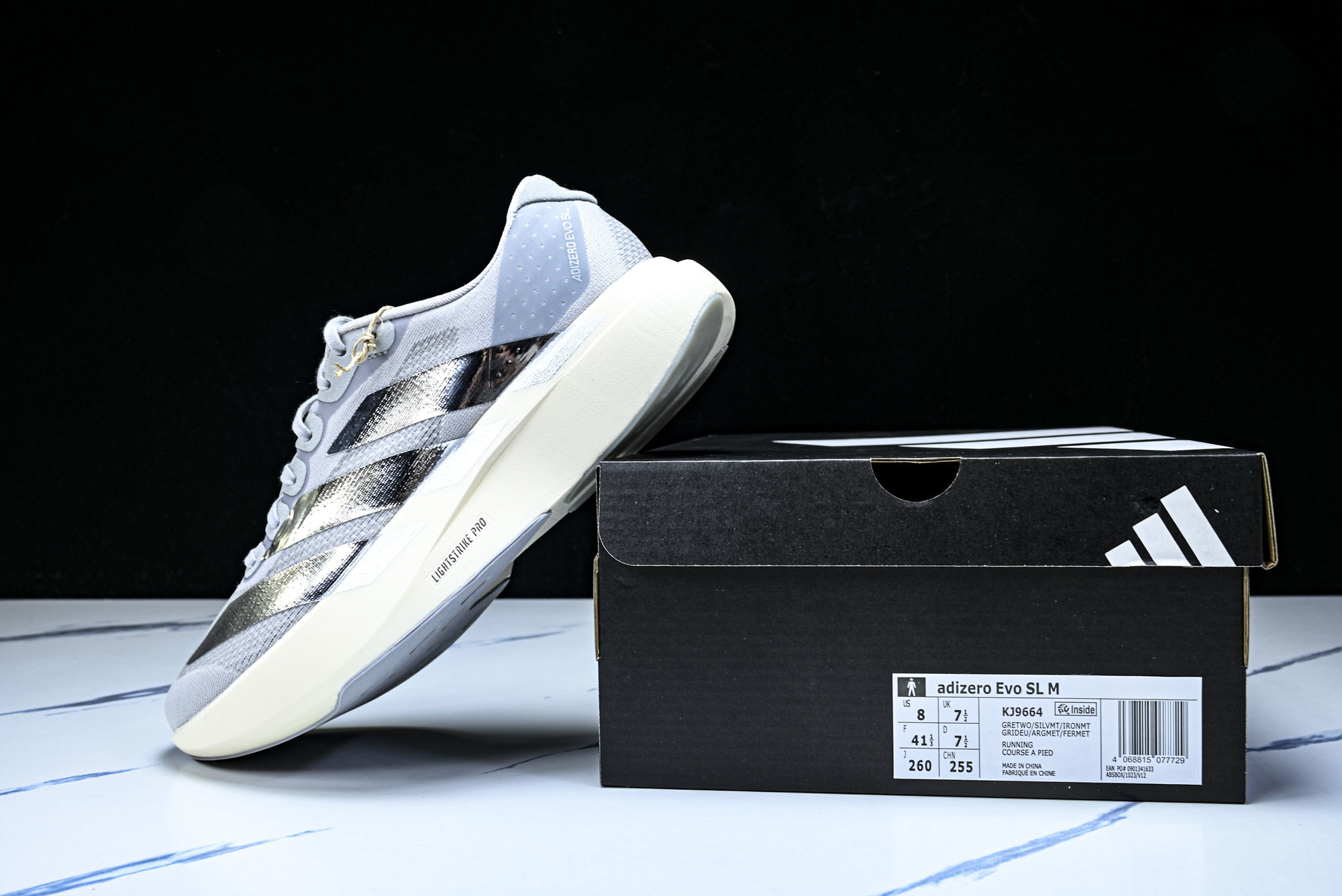 纯原 AD Adizero Evo SL 阿迪超轻透气缓震跑鞋 KJ9664 #YZ00536 36.5 纯原 AD Adizero Evo SL 阿迪超轻透气缓震跑鞋 KJ9664 #YZ00536 36.5