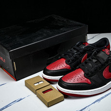 5Air Jordan 1 Low _Banned_ AJ1 乔1黑红禁穿XX 低帮文化休闲板鞋 IW6 5Air Jordan 1 Low _Banned_ AJ1 乔1黑红禁穿XX 低帮文化休闲板鞋 IW6
