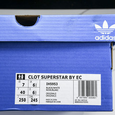 纯原 Clot x Ad Superstar 陈冠希联名 贝壳头锯齿休闲板鞋 黑白 IH5953 YZ0 纯原 Clot x Ad Superstar 陈冠希联名 贝壳头锯齿休闲板鞋 黑白 IH5953 YZ0