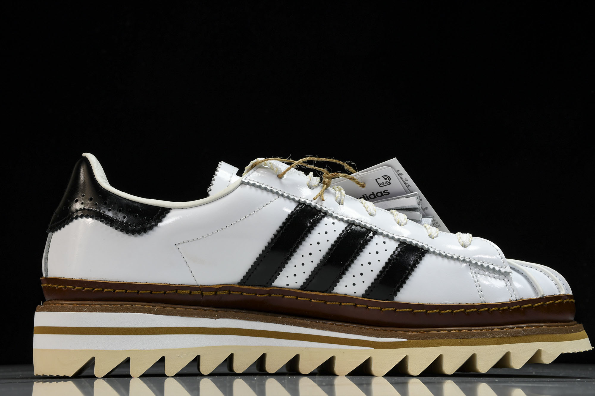 纯原 CLOTSUPERSTAR BYEC 贝壳头 厚底 休闲鞋 IH3132 YZ00536 36.5
