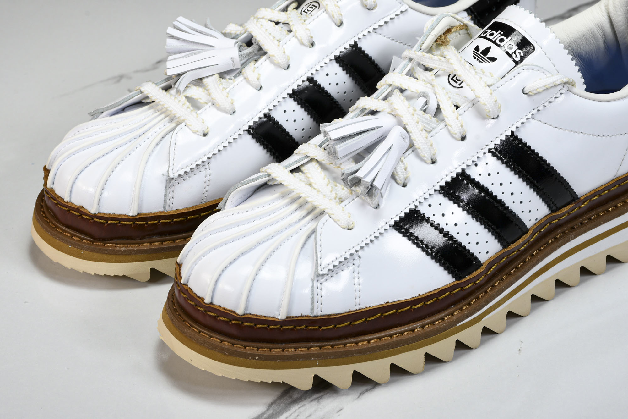 纯原 CLOTSUPERSTAR BYEC 贝壳头 厚底 休闲鞋 IH3132 YZ00536 36.5