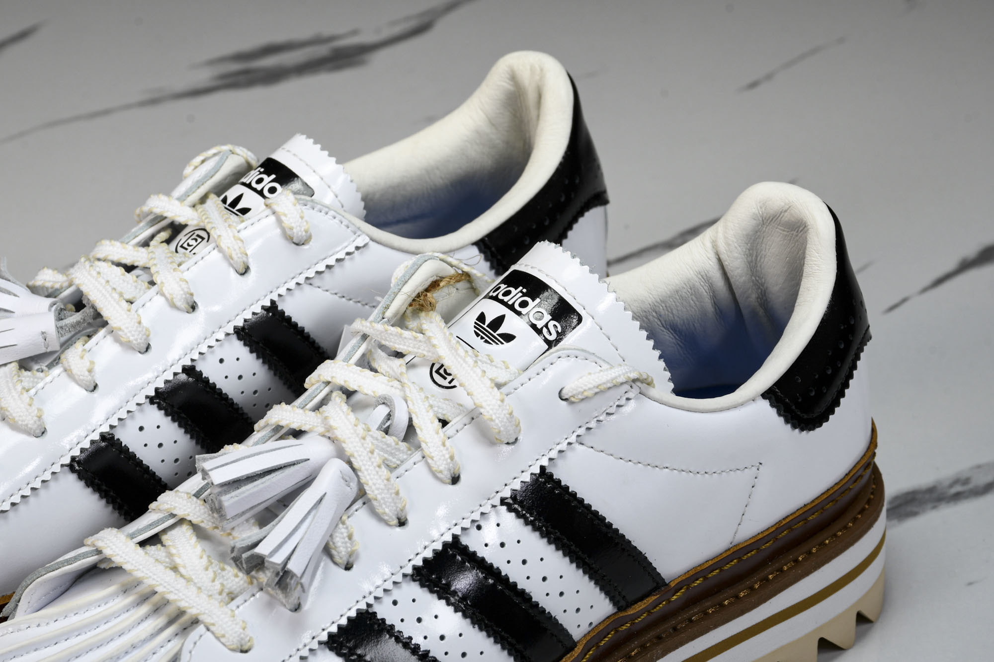 纯原 CLOTSUPERSTAR BYEC 贝壳头 厚底 休闲鞋 IH3132 YZ00536 36.5