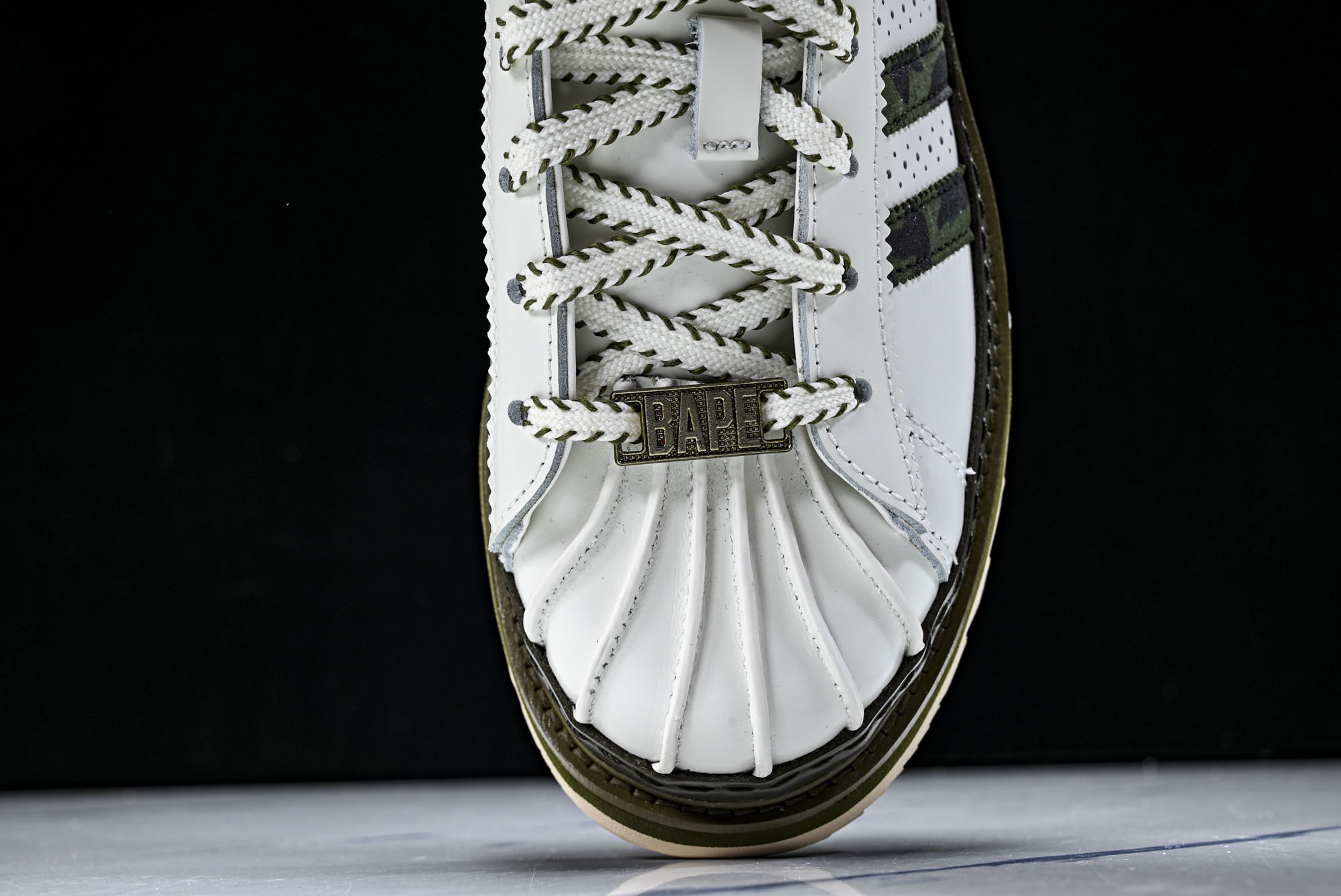 纯原 Clot x Adidas Superstar 陈冠希联名 贝壳头锯齿休闲板鞋 KJ1473 #Y