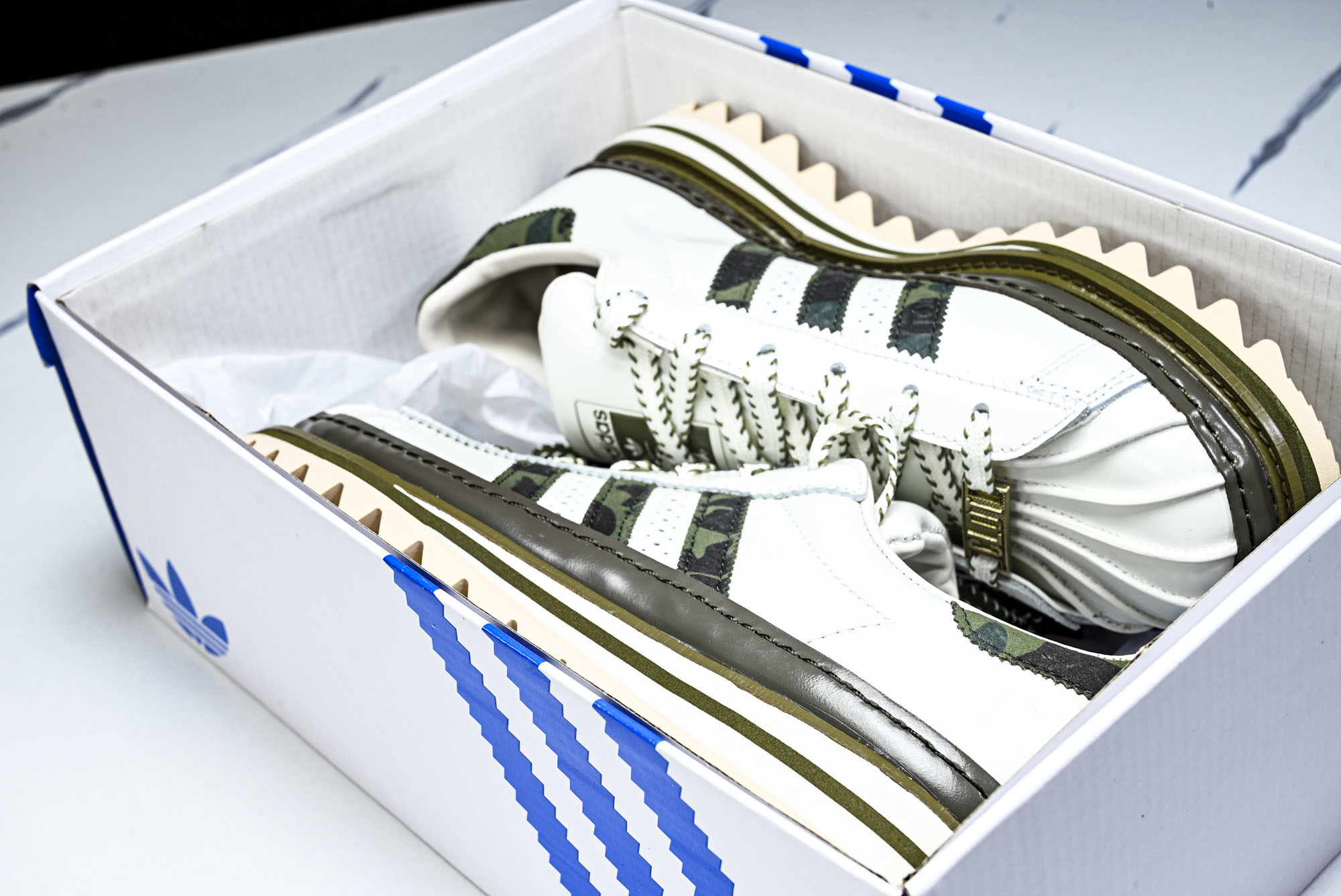纯原 Clot x Adidas Superstar 陈冠希联名 贝壳头锯齿休闲板鞋 KJ1473 #Y