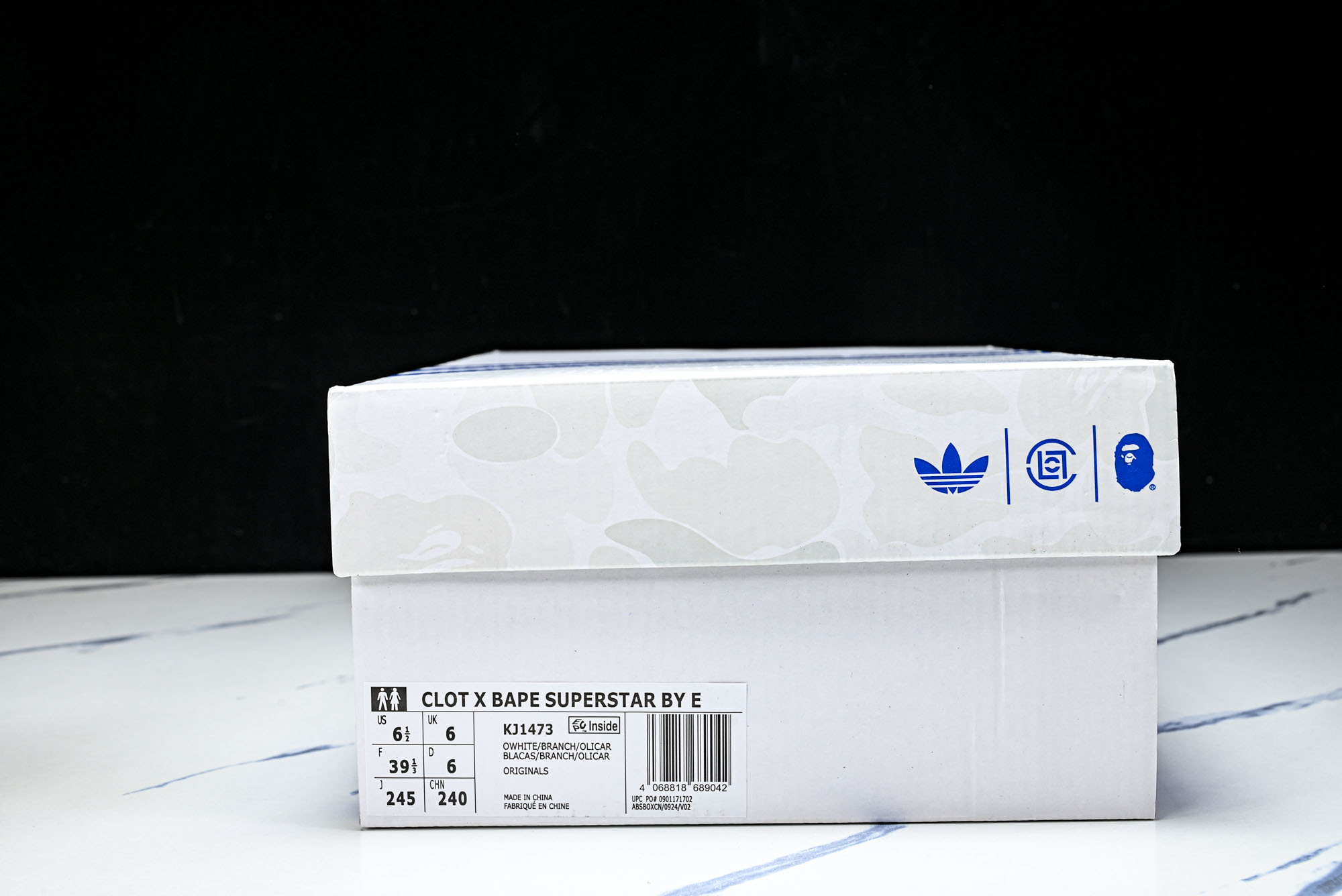 纯原 Clot x Adidas Superstar 陈冠希联名 贝壳头锯齿休闲板鞋 KJ1473 #Y
