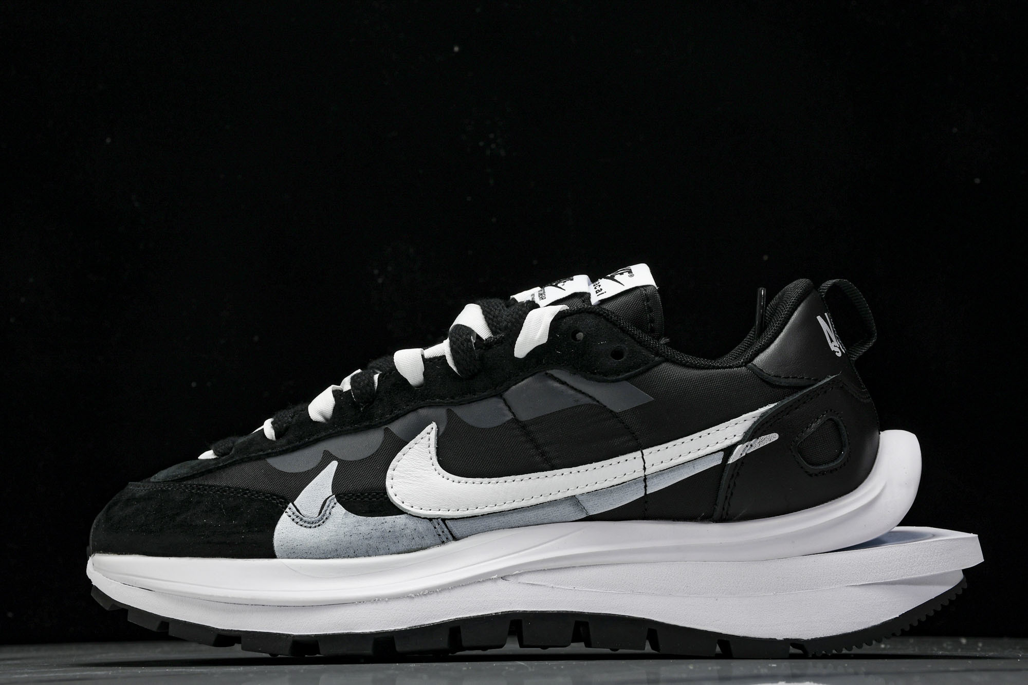 纯原 Sacai X Nik VaporWaffle 联名解构 黑白灰 DD1875 003 #YZ00