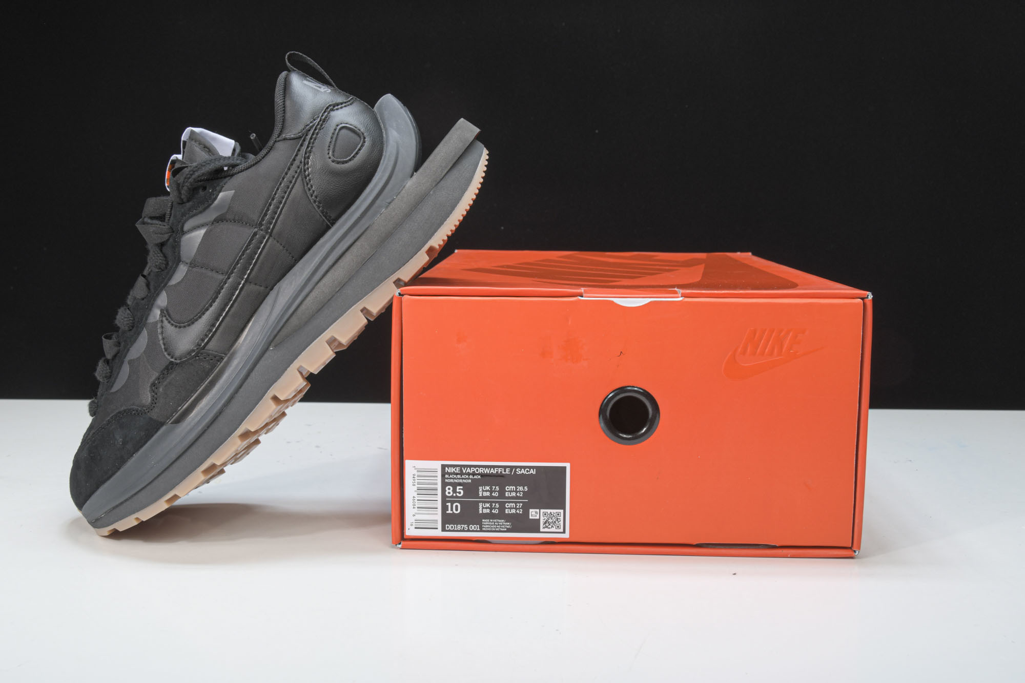 纯原 Sacai x Nk VaporWaffle 3.0 华夫3.0走秀款休闲鞋 DD1875-001 纯原 Sacai x Nk VaporWaffle 3.0 华夫3.0走秀款休闲鞋 DD1875-001