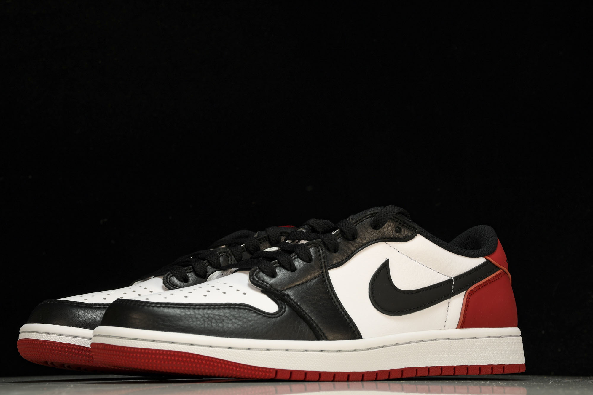 Air Jordan 1 Low OG“Black Toe”AJ1低帮黑脚趾 CZ0790-106 #Y
