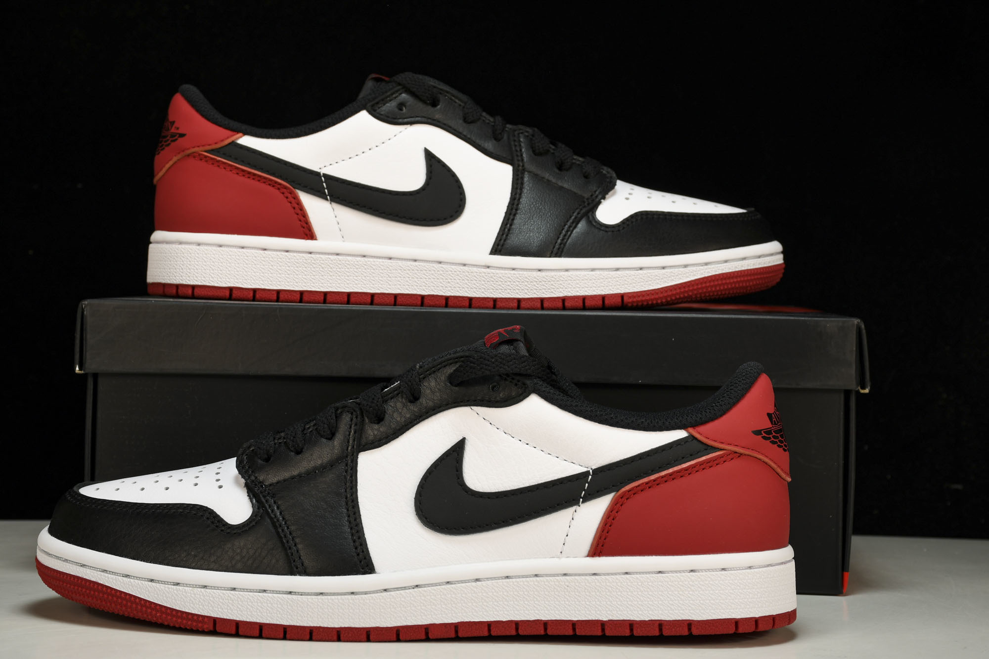 Air Jordan 1 Low OG“Black Toe”AJ1低帮黑脚趾 CZ0790-106 #Y