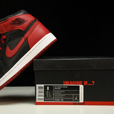 纯原 Air Jordan 1 banned AJ1 乔1 黑红 禁穿 -001 #YZ00540 4 纯原 Air Jordan 1 banned AJ1 乔1 黑红 禁穿 -001 #YZ00540 4