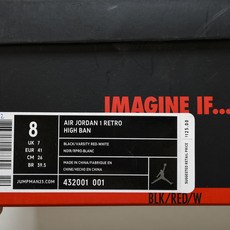纯原 Air Jordan 1 banned AJ1 乔1 黑红 禁穿 -001 #YZ00540 4 纯原 Air Jordan 1 banned AJ1 乔1 黑红 禁穿 -001 #YZ00540 4