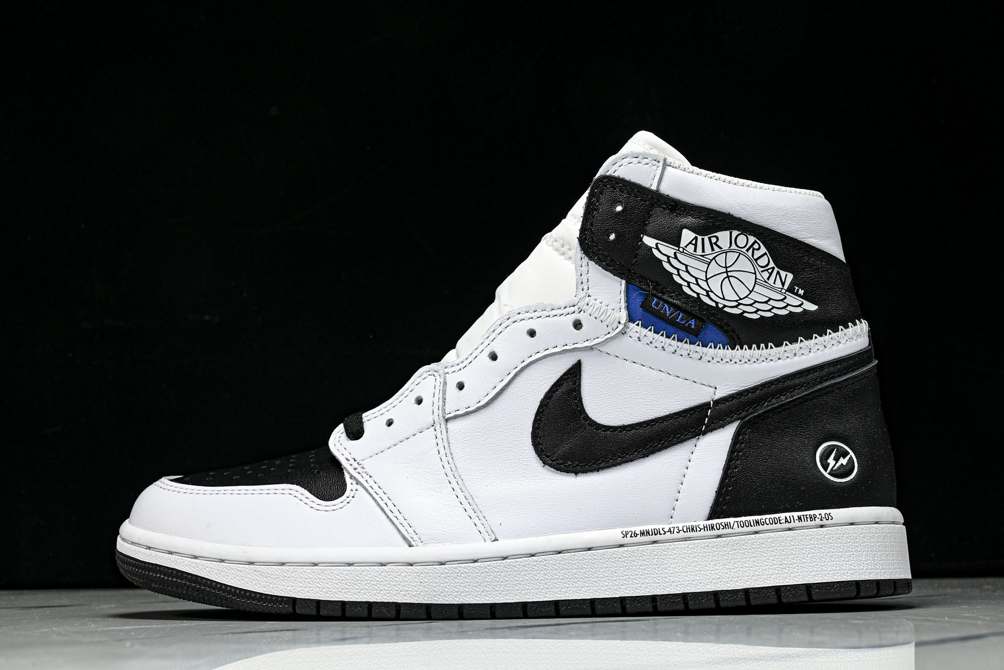 纯原 Fragment Design x Union x Air Jordan 1 Hi 乔1藤原浩大闪