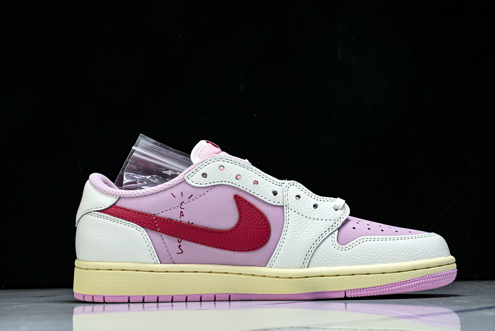纯原 Travis Scott x Air Jordan 1 Low OG AJ1 乔1倒勾低帮 IQ7