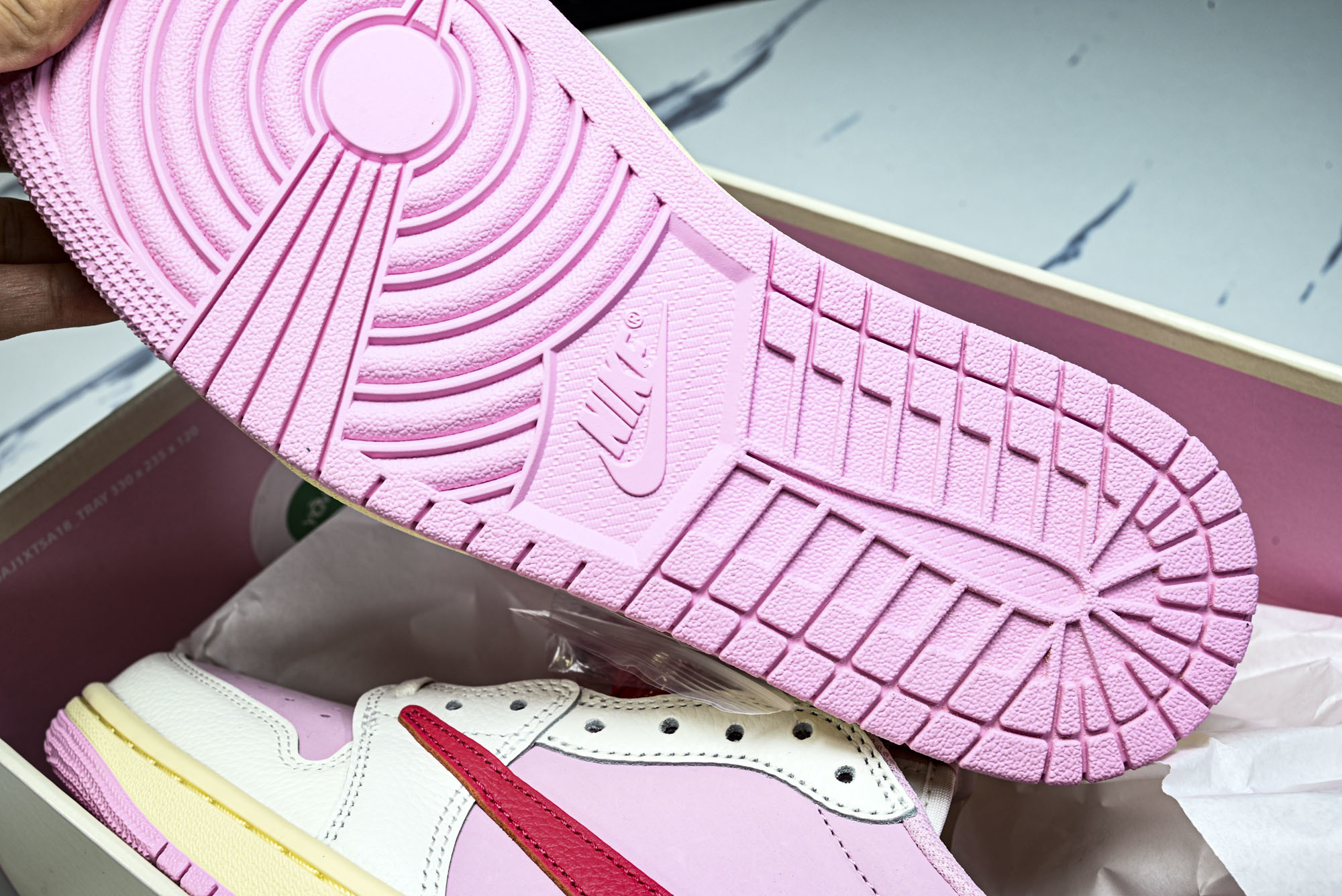 纯原 Travis Scott x Air Jordan 1 Low OG AJ1 乔1倒勾低帮 IQ7