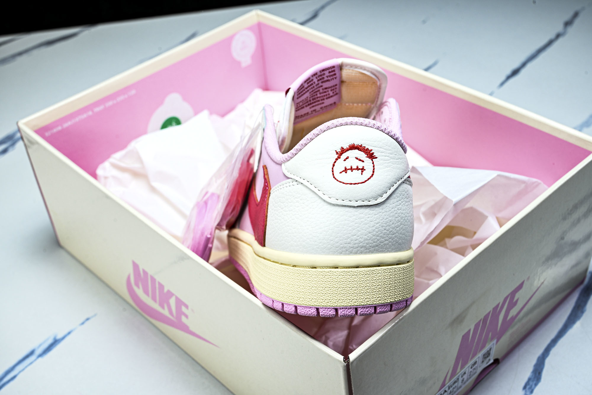 纯原 Travis Scott x Air Jordan 1 Low OG AJ1 乔1倒勾低帮 IQ7