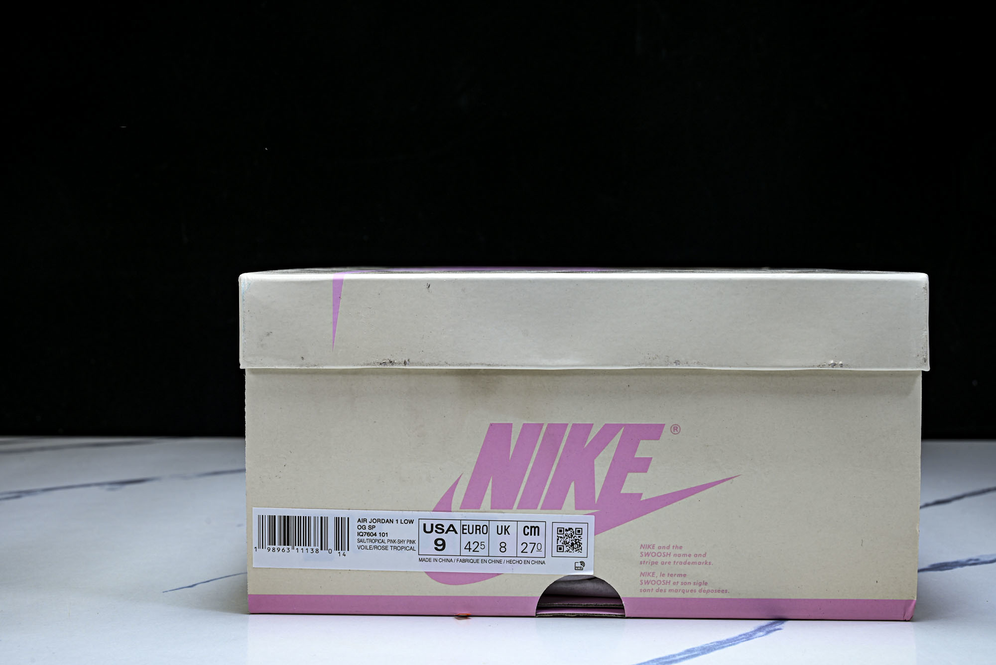 纯原 Travis Scott x Air Jordan 1 Low OG AJ1 乔1倒勾低帮 IQ7
