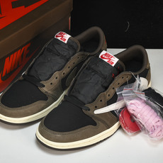 纯原 Travis Scott x Air Jordan 1 Low OG SP 低帮 倒钩 深棕 CQ 纯原 Travis Scott x Air Jordan 1 Low OG SP 低帮 倒钩 深棕 CQ