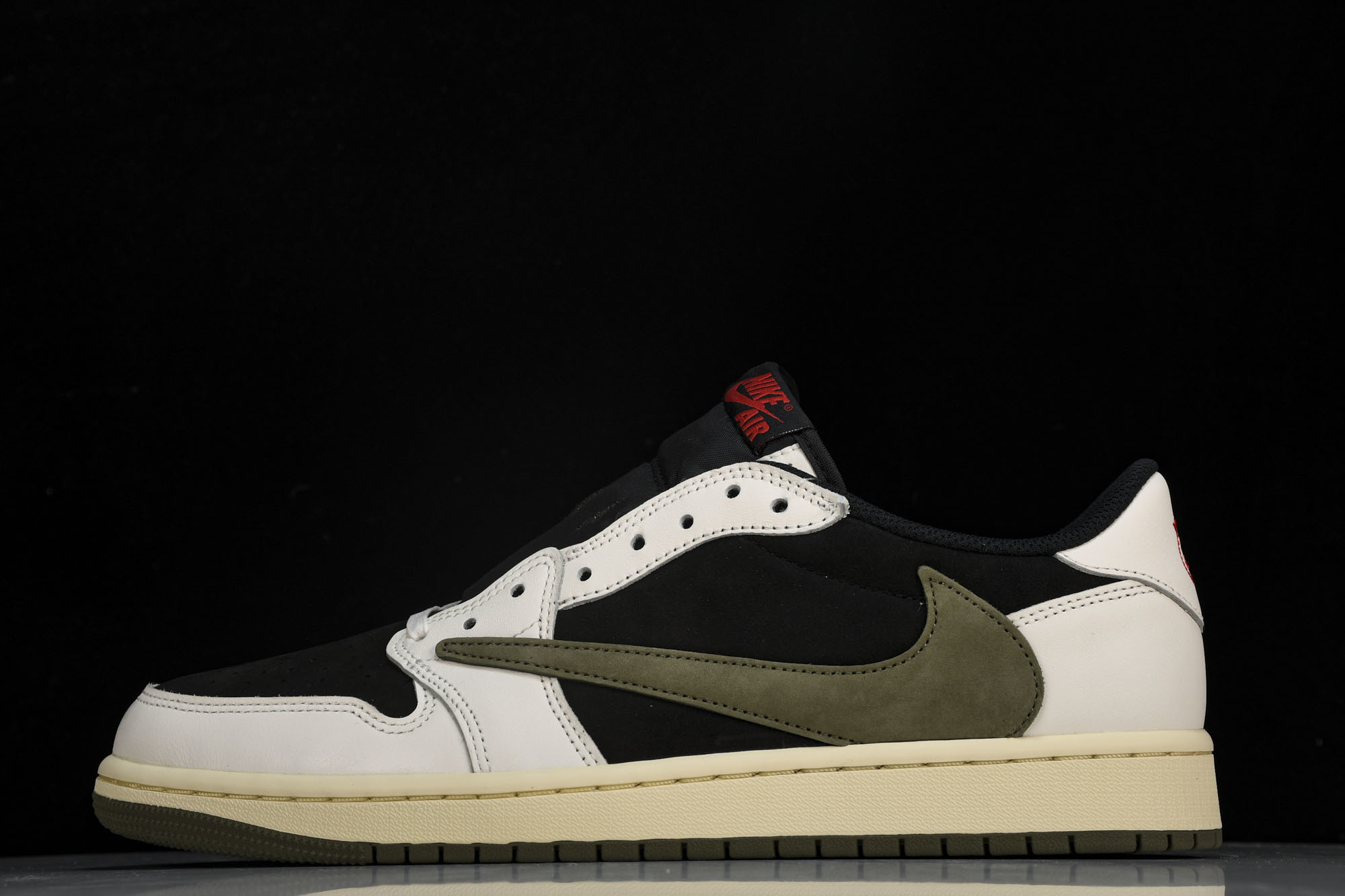 纯原 Travis Scott x Air Jordan 1 Low OG WMNS“Olive”橄榄绿