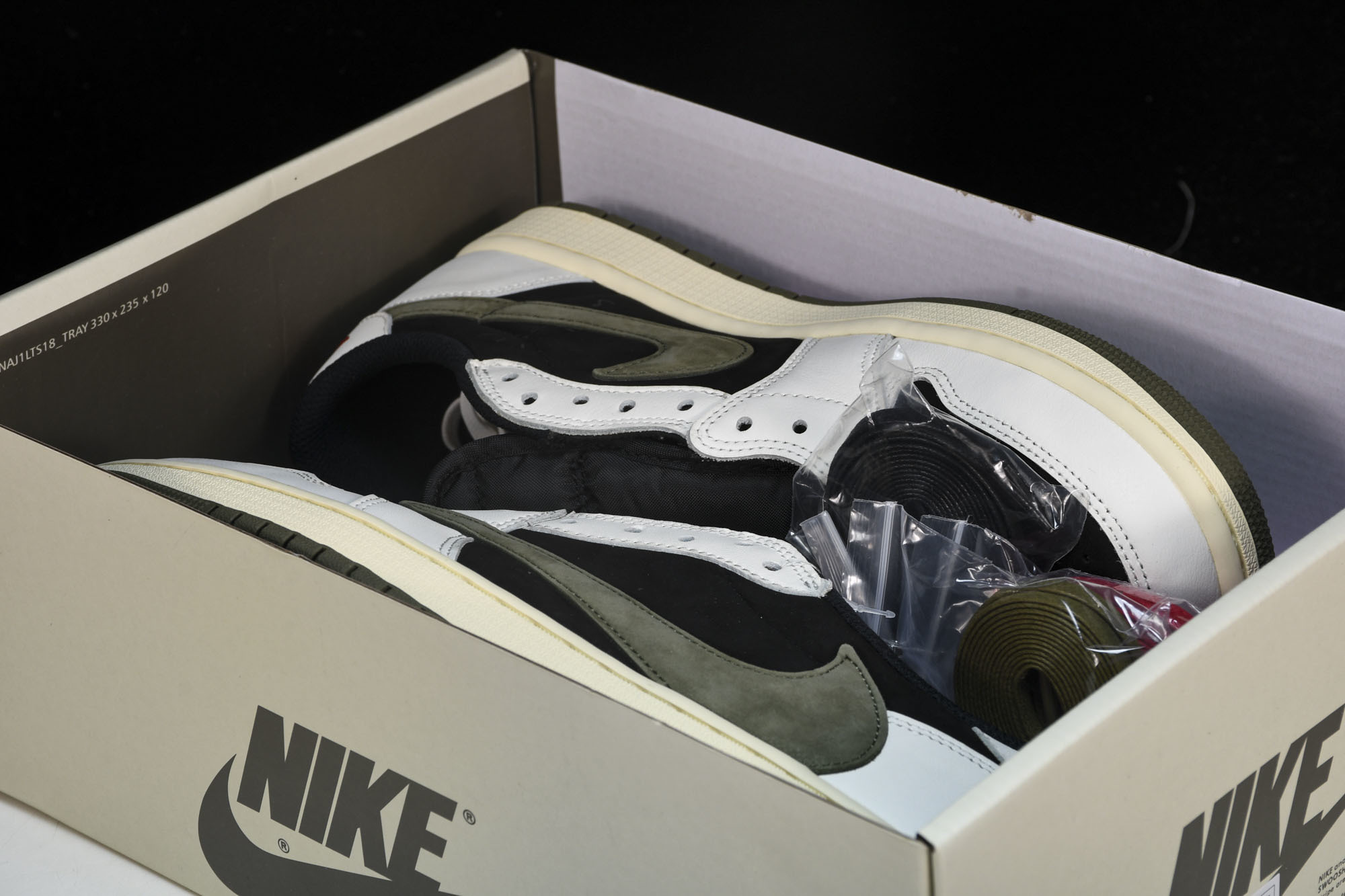 纯原 Travis Scott x Air Jordan 1 Low OG WMNS“Olive”橄榄绿