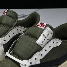 纯原 Travis Scott x Air Jordan 1 Low OG“Medium Olive”米 纯原 Travis Scott x Air Jordan 1 Low OG“Medium Olive”米