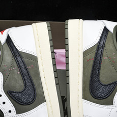 纯原 Travis Scott x Air Jordan 1 Low OG“Medium Olive”米 纯原 Travis Scott x Air Jordan 1 Low OG“Medium Olive”米