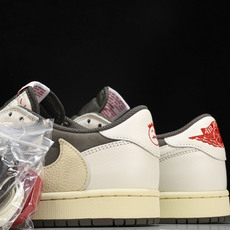 纯原 Travis Scott x Air Jordan 1 Reverse Mocha 倒钩摩卡棕白低 纯原 Travis Scott x Air Jordan 1 Reverse Mocha 倒钩摩卡棕白低