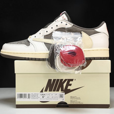 纯原 Travis Scott x Air Jordan 1 Reverse Mocha 倒钩摩卡棕白低 纯原 Travis Scott x Air Jordan 1 Reverse Mocha 倒钩摩卡棕白低