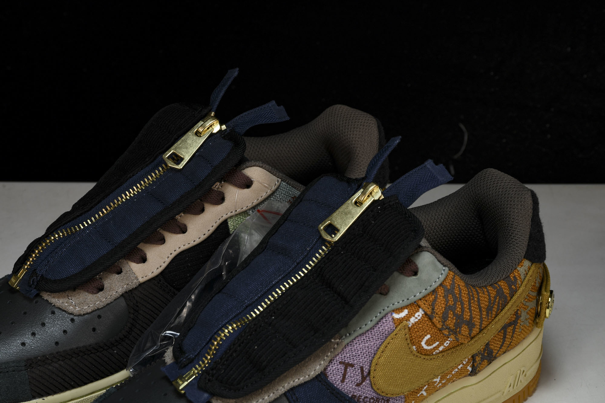 纯原 Travis Scott x Nk AF 1 Low Cactus Jack TS 拼接低帮 黄色 纯原 Travis Scott x Nk AF 1 Low Cactus Jack TS 拼接低帮 黄色