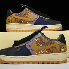 纯原 Travis Scott x Nk AF 1 Low Cactus Jack TS 拼接低帮 黄色 纯原 Travis Scott x Nk AF 1 Low Cactus Jack TS 拼接低帮 黄色