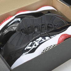 Air Jordan 11“Bred”AJ11 乔11漆皮黑红元年 2019经典复刻高帮篮球鞋 -061 Air Jordan 11“Bred”AJ11 乔11漆皮黑红元年 2019经典复刻高帮篮球鞋 -061