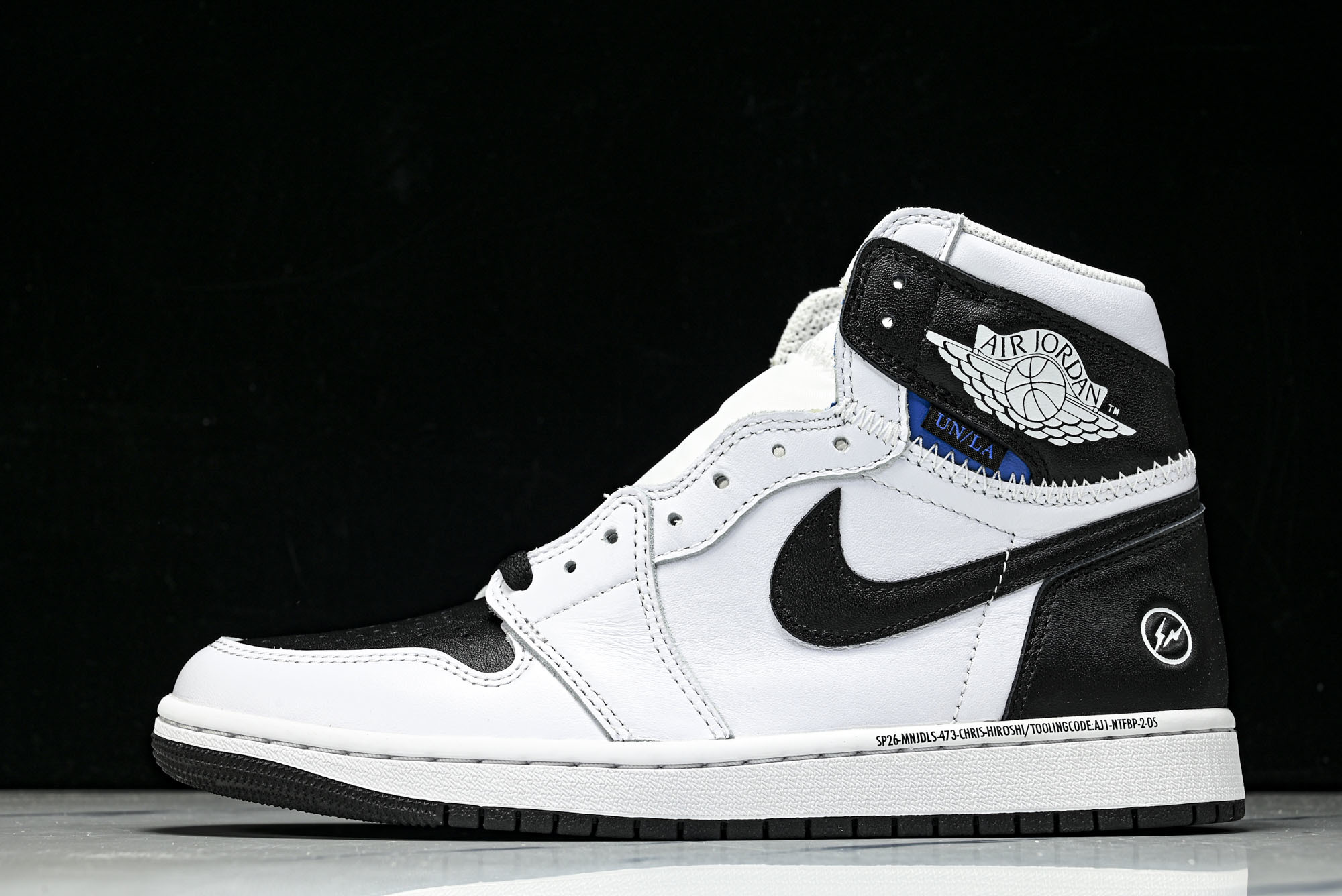Fragment Design x Union x Air Jordan 1 Hi 乔1藤原浩大闪电 高