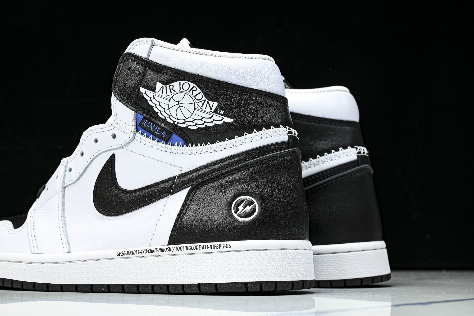Fragment Design x Union x Air Jordan 1 Hi 乔1藤原浩大闪电 高