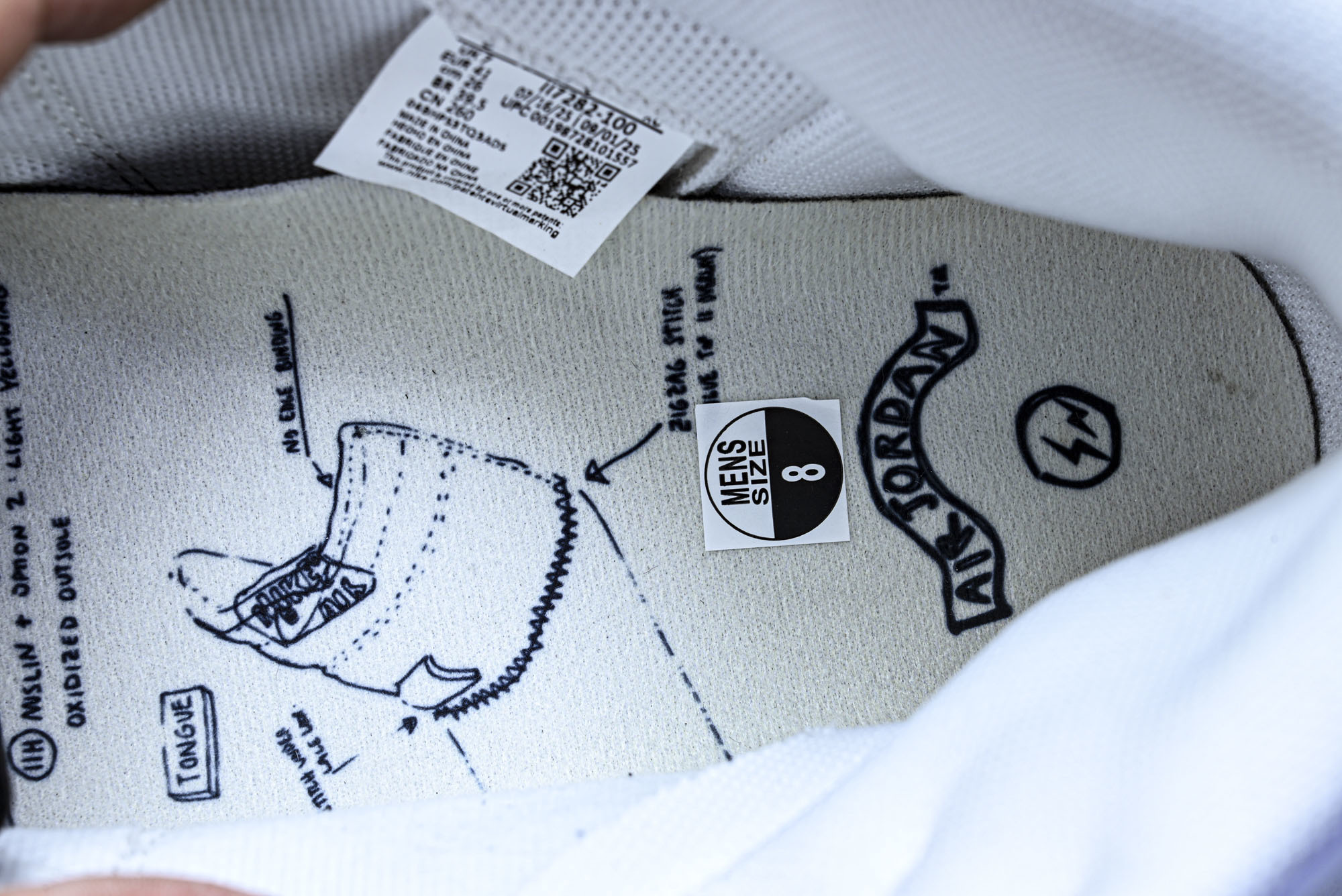 Fragment Design x Union x Air Jordan 1 Hi 乔1藤原浩大闪电 高