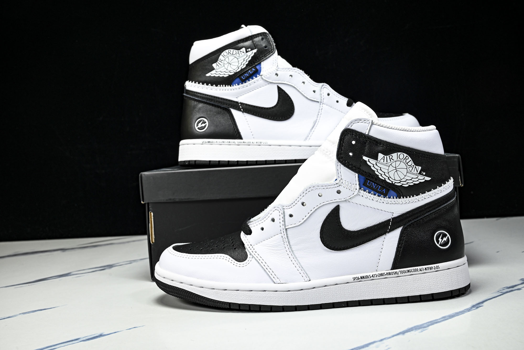 Fragment Design x Union x Air Jordan 1 Hi 乔1藤原浩大闪电 高