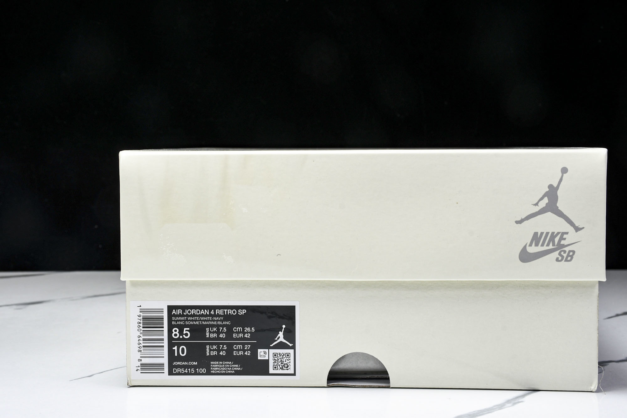 纯原 NK SB x Air Jordan Air 4 Retro SP Navy 海军蓝 DR5415 纯原 NK SB x Air Jordan Air 4 Retro SP Navy 海军蓝 DR5415