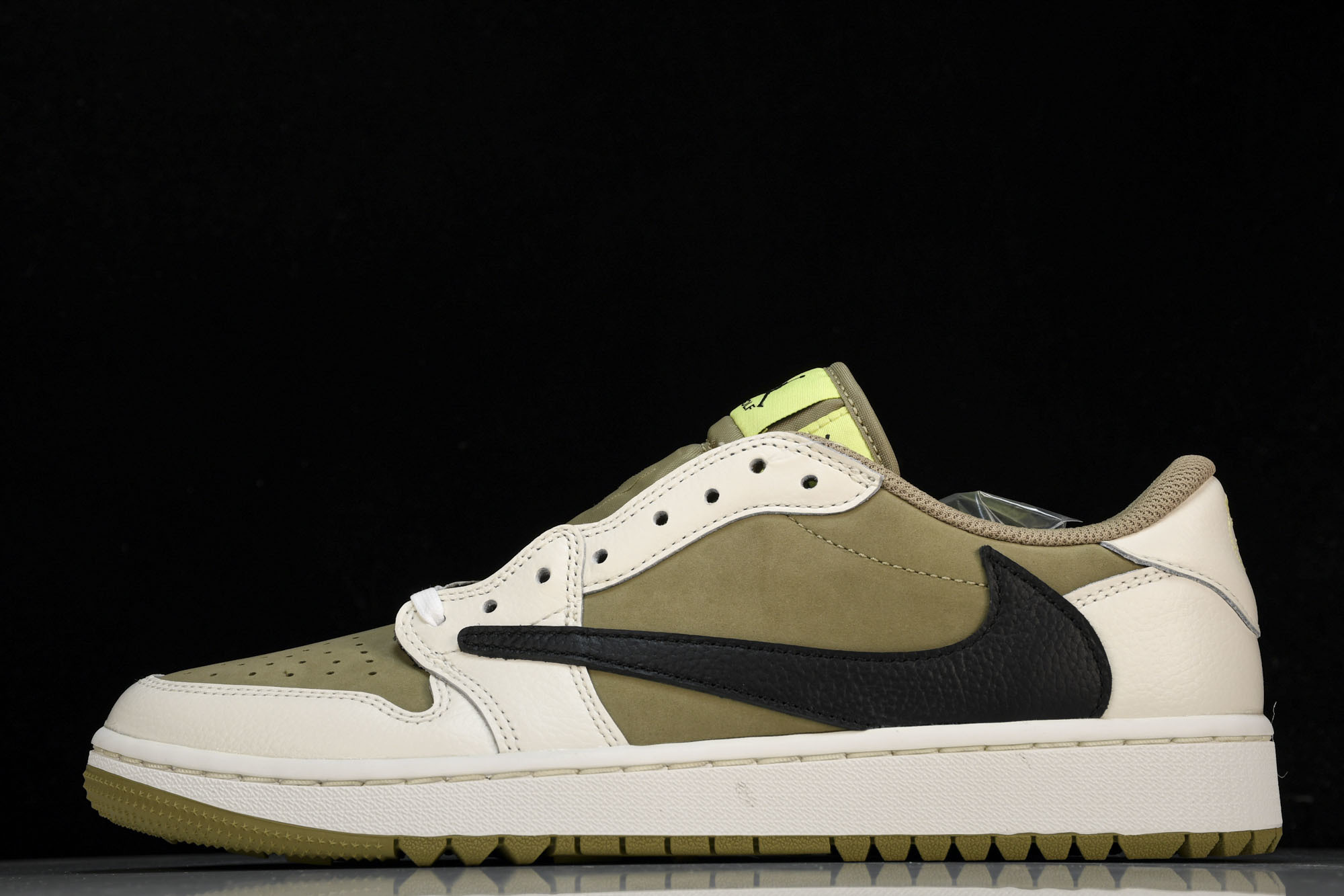 Travis Scott x Air Jordan 1 Low Golf NRG 低帮白棕 高尔夫 FZ