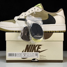 Travis Scott x Air Jordan 1 Low Golf NRG 低帮白棕 高尔夫 FZ Travis Scott x Air Jordan 1 Low Golf NRG 低帮白棕 高尔夫 FZ